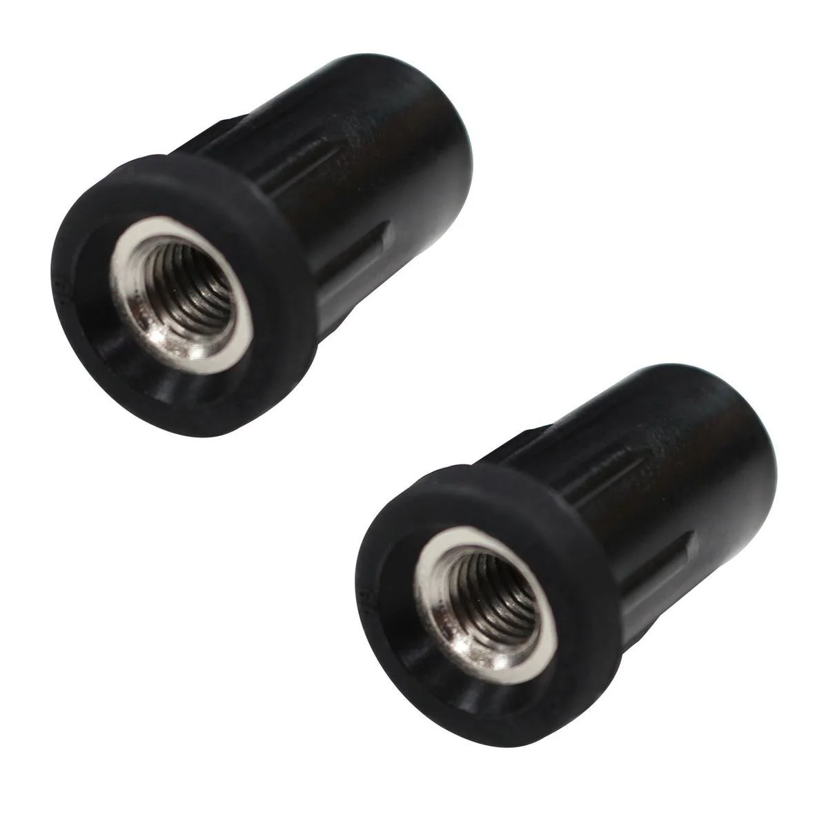 Richmond Round Threaded Insert - 19mm x M8 - Zinc Plated - 2 Pack