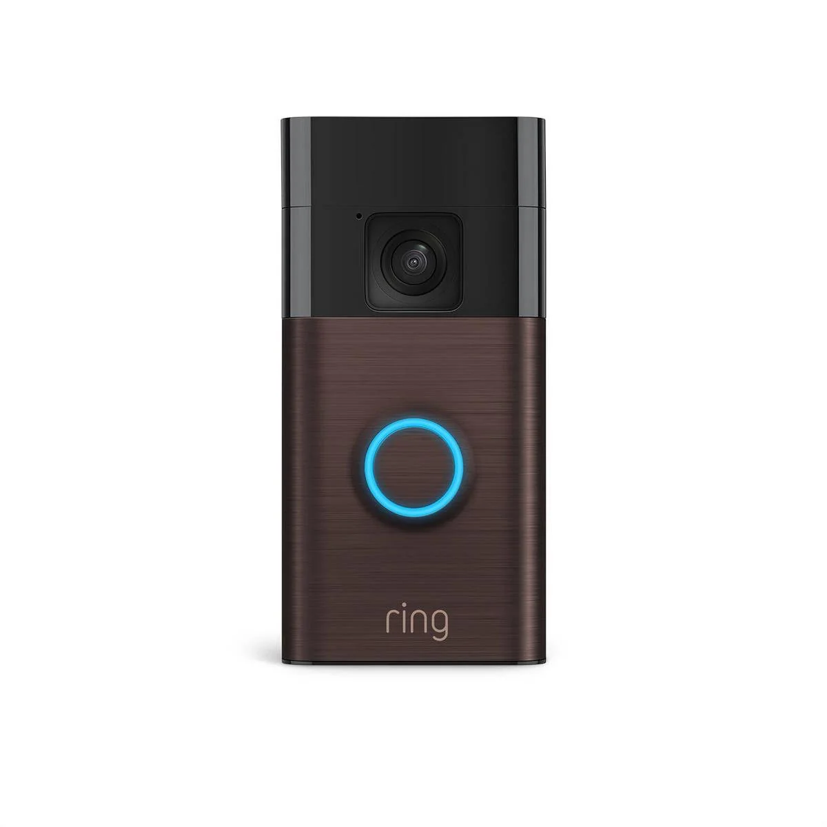 Ring Venetian Bronze Battery Video Doorbell - 1440p HD - Colour Night Vision - Easy Installation