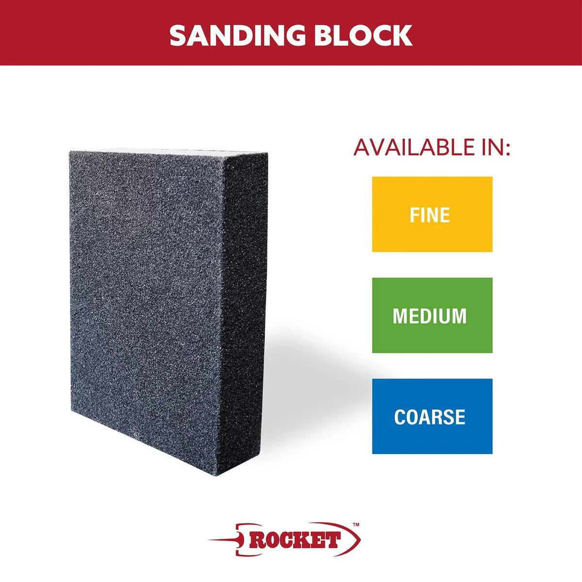 Rocket Coarse Sanding Sponge - 70mm - Sanding Block - Multi Surface - Image 2