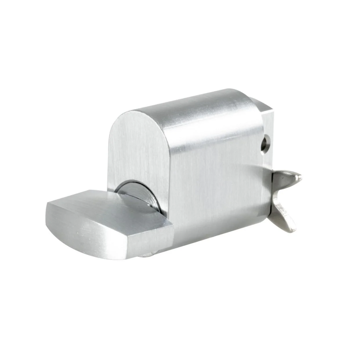 Rolltrak Commercial Security Oval Turnsnib Lock - Satin Chrome - 6 Pin Design - Rabbit Cam - 10 Year Guarantee - 18mm x 31mm x 53mm