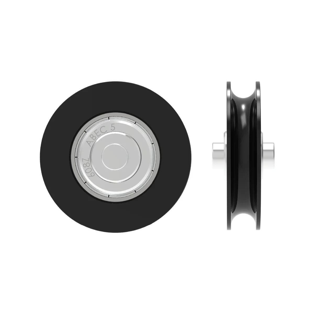 Rolltrak Concave Roller - 36mm - Nylon - 6.4mm Axle