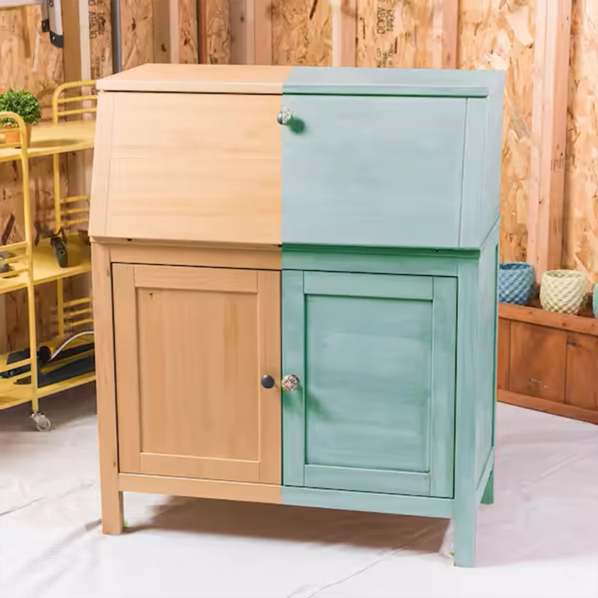Rust Oleum Chalked Paint 887ml - Serenity Blue - Ultra Matt Finish - Image 3