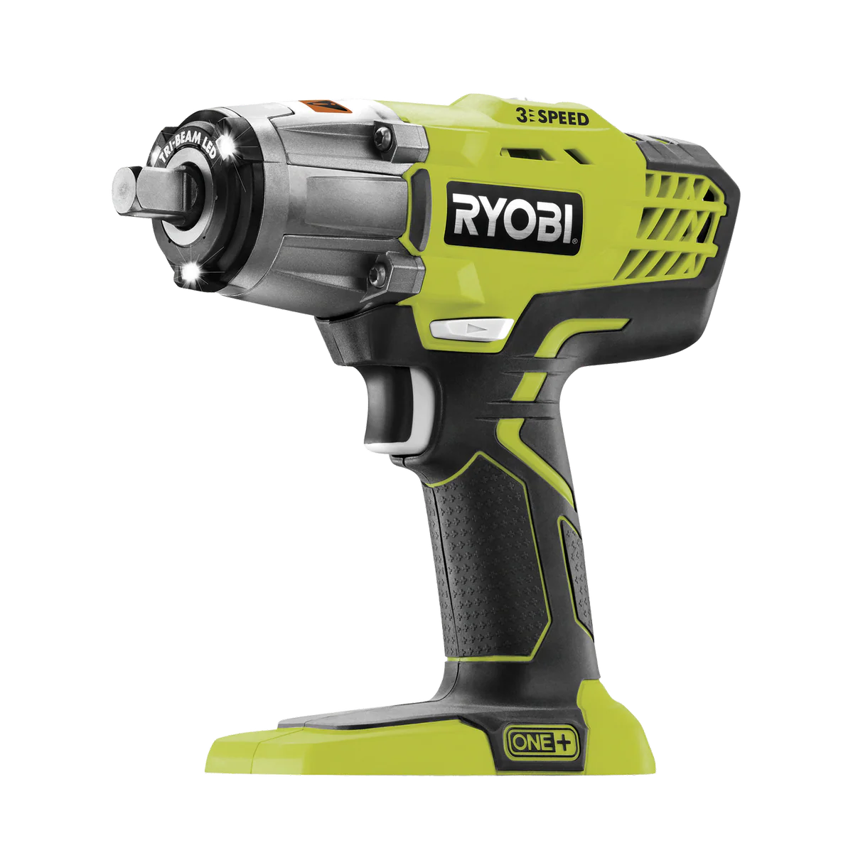 Ryobi 18V One 3-Speed Impact Wrench Skin Only 1/2 Inch High Torque