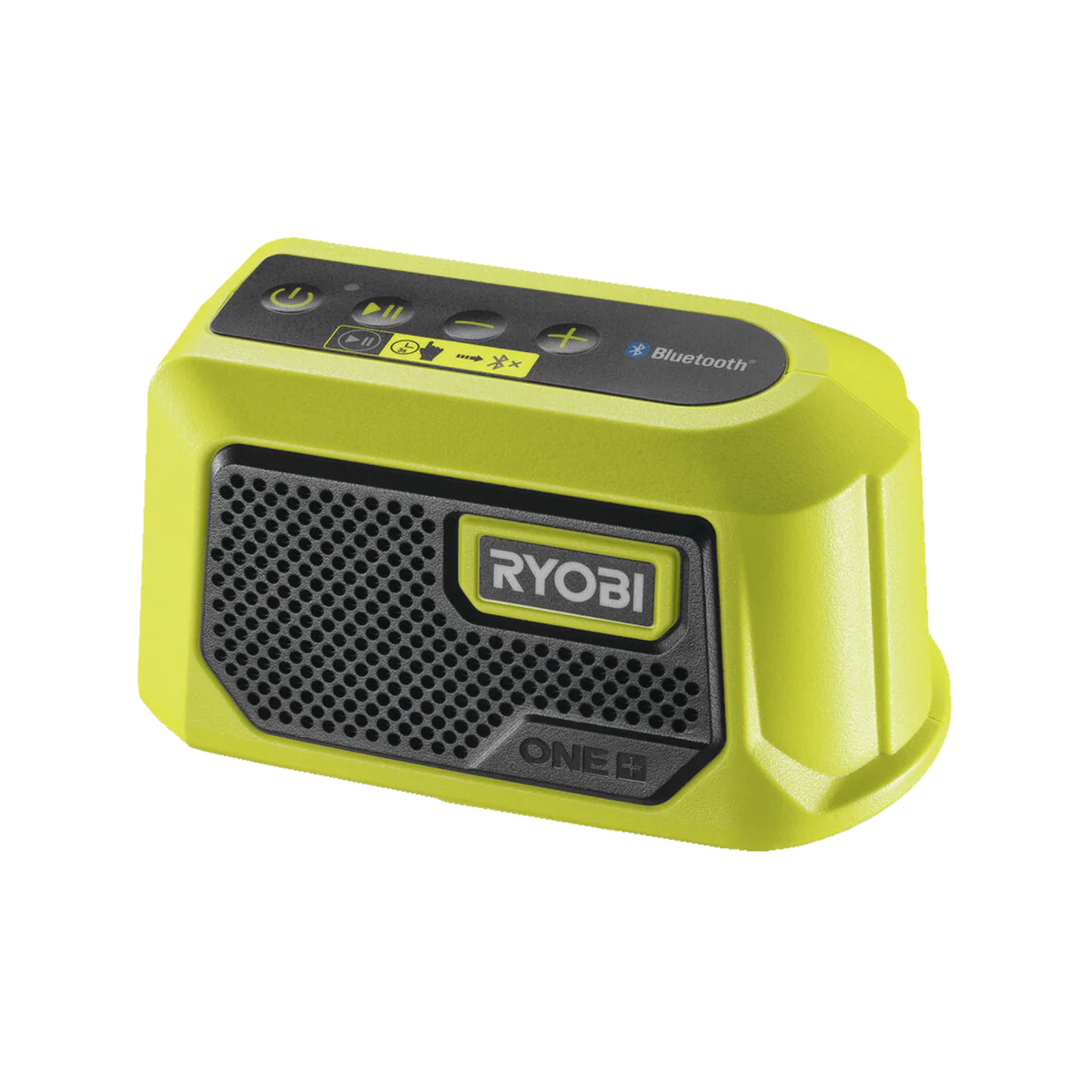 Ryobi 18V ONE+ Compact Bluetooth Speaker RBTM18 - 80.4mm x 33mm x 135mm - Portable Sound