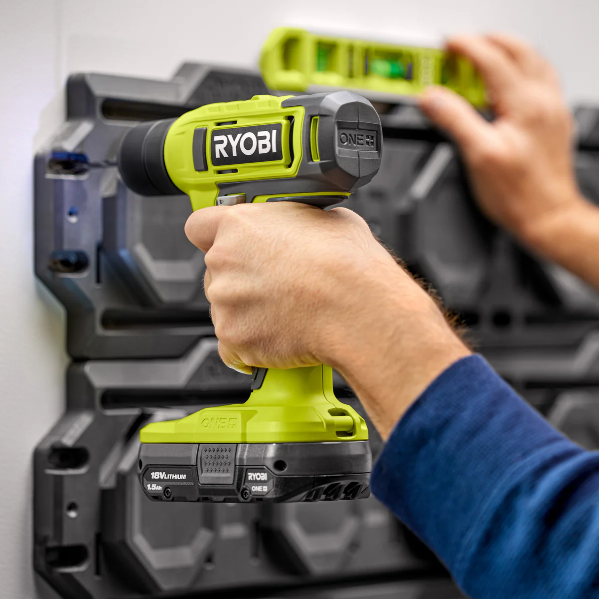 Ryobi 18V ONE+ Drill Driver Kit - 2Ah Battery - Variable Speed - LED Light - Image 3