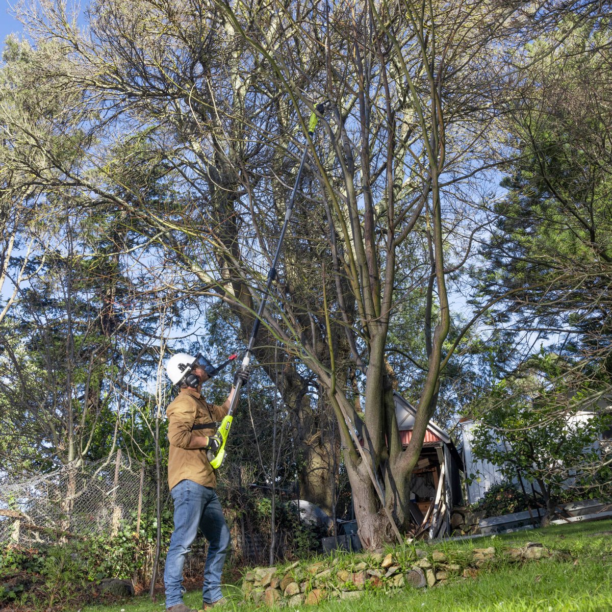 Ryobi 18V One EZ Reach HP 10” Pole Pruner Attachment - Efficient Pruning Tool - Image 3