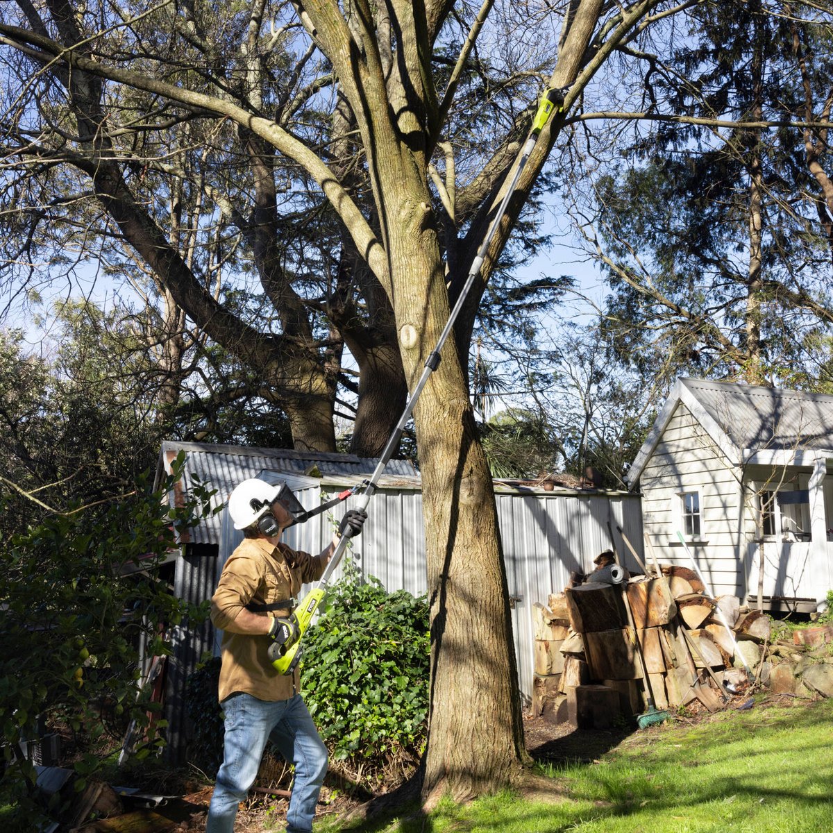 Ryobi 18V One EZ Reach HP 10” Pole Pruner Attachment - Efficient Pruning Tool - Image 5
