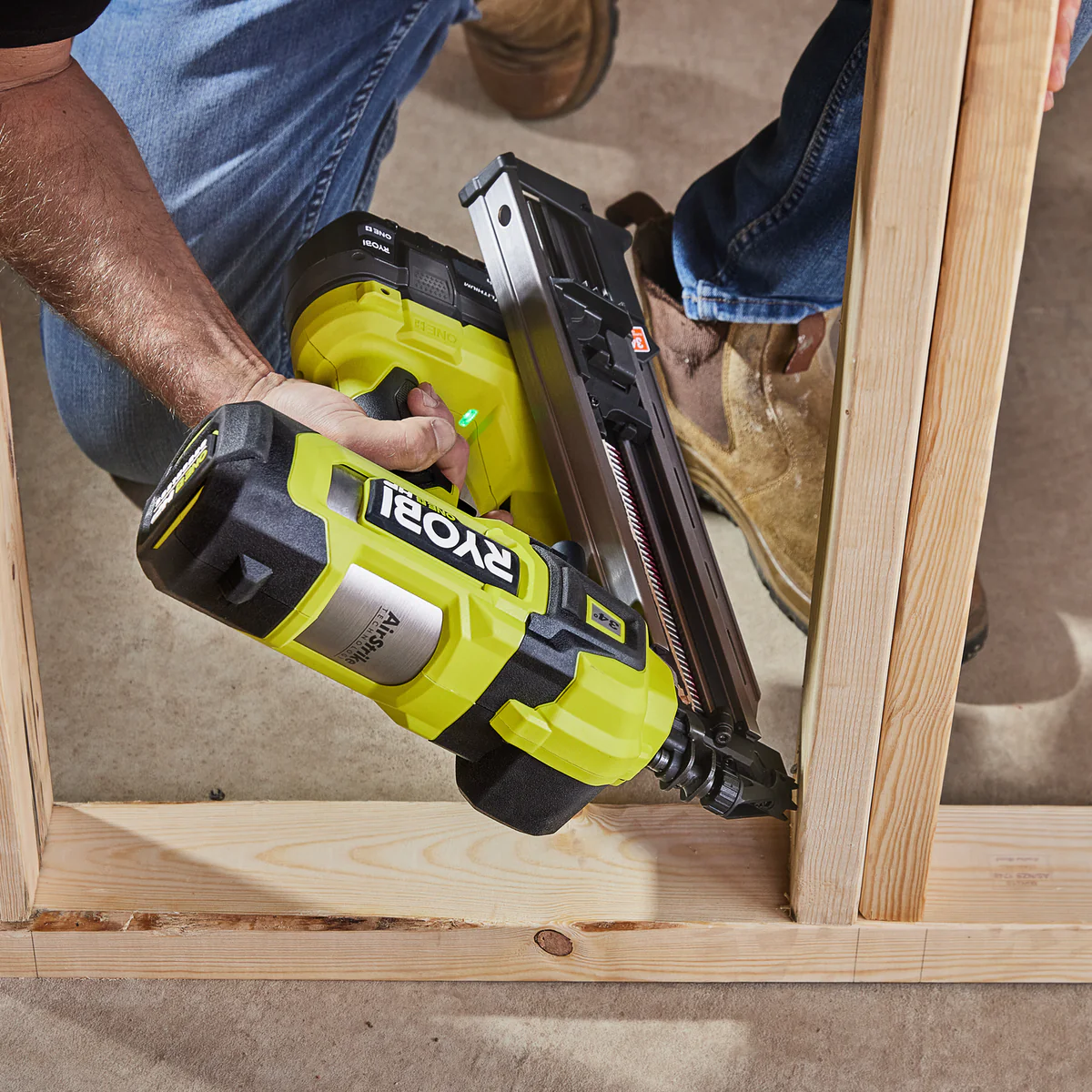 Ryobi 18V ONE+ HP Brushless AirStrike Framing Nailer 30-34° - Tool Only - Efficient, Cordless - Image 4