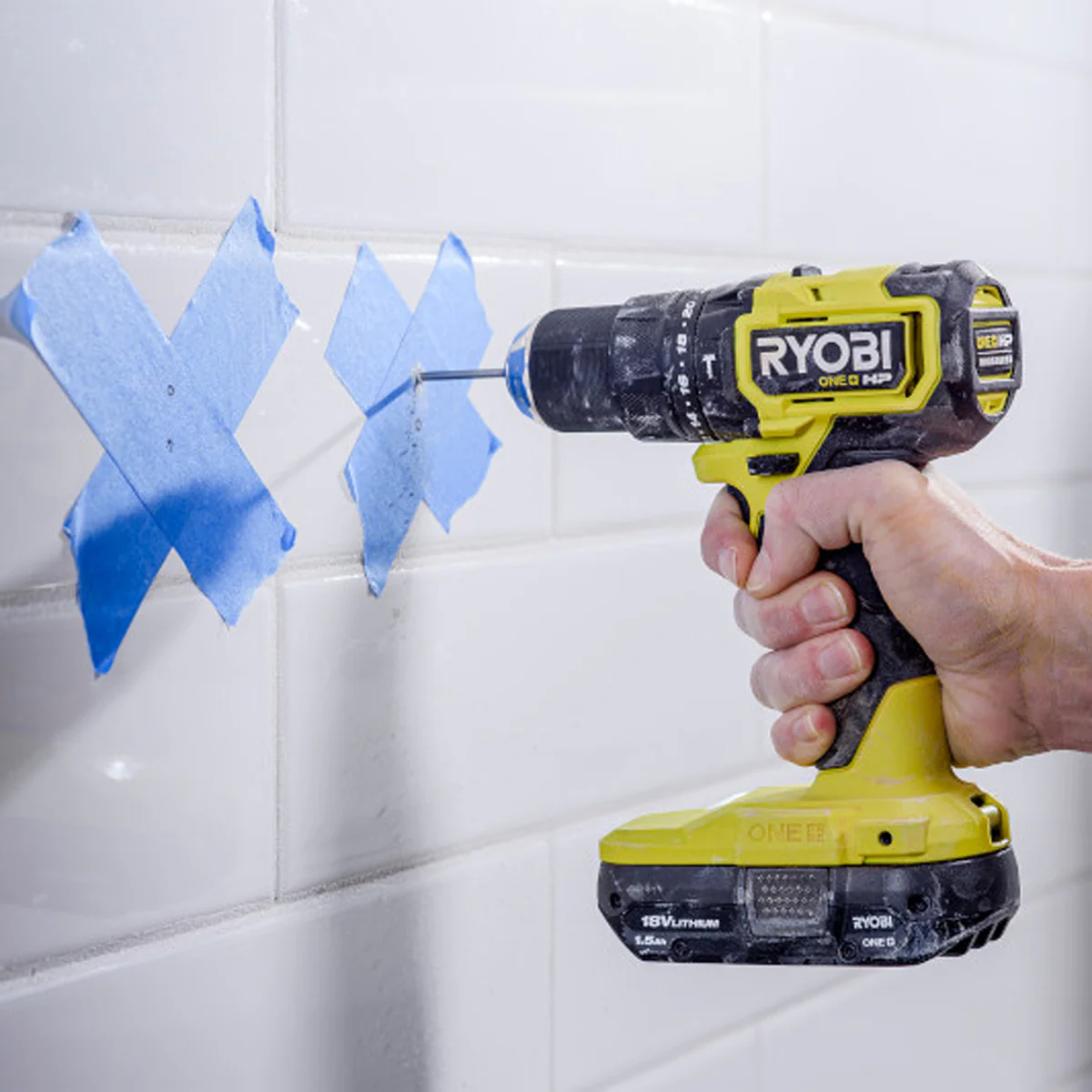 Ryobi 18V ONE+ HP Compact Hammer Drill Kit - 2.0Ah & 4.0Ah Batteries - 54Nm Torque - Lightweight Design - Image 4