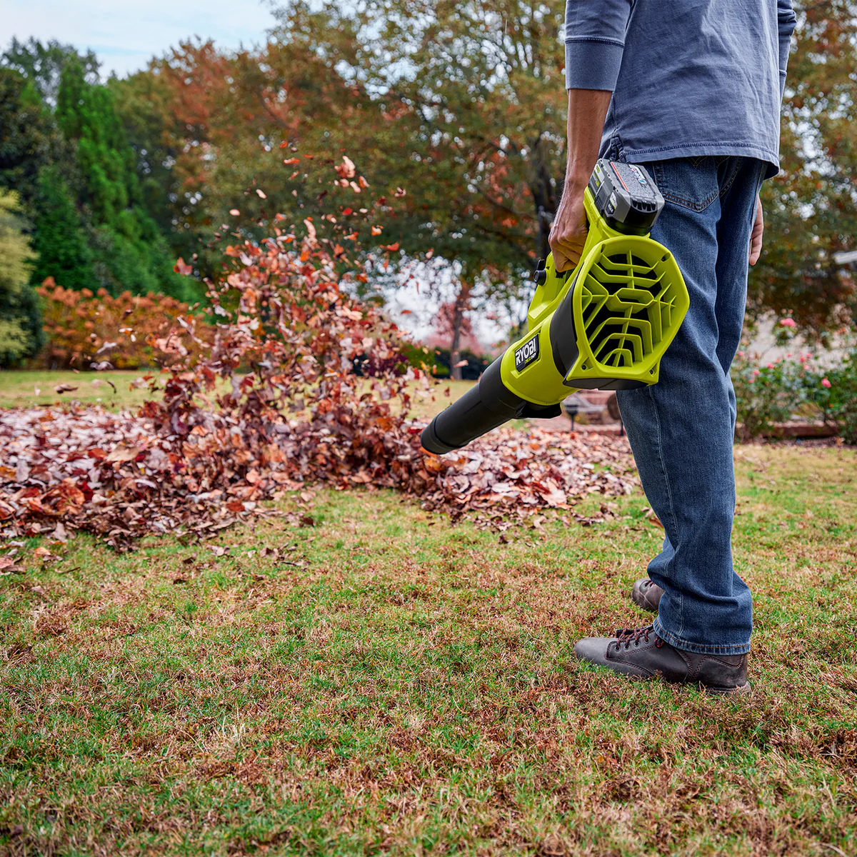 Ryobi 18V ONE+ HP Jet Blower Tool Only - 510CFM - 2.5kg - Efficient Debris Clearing - Image 5