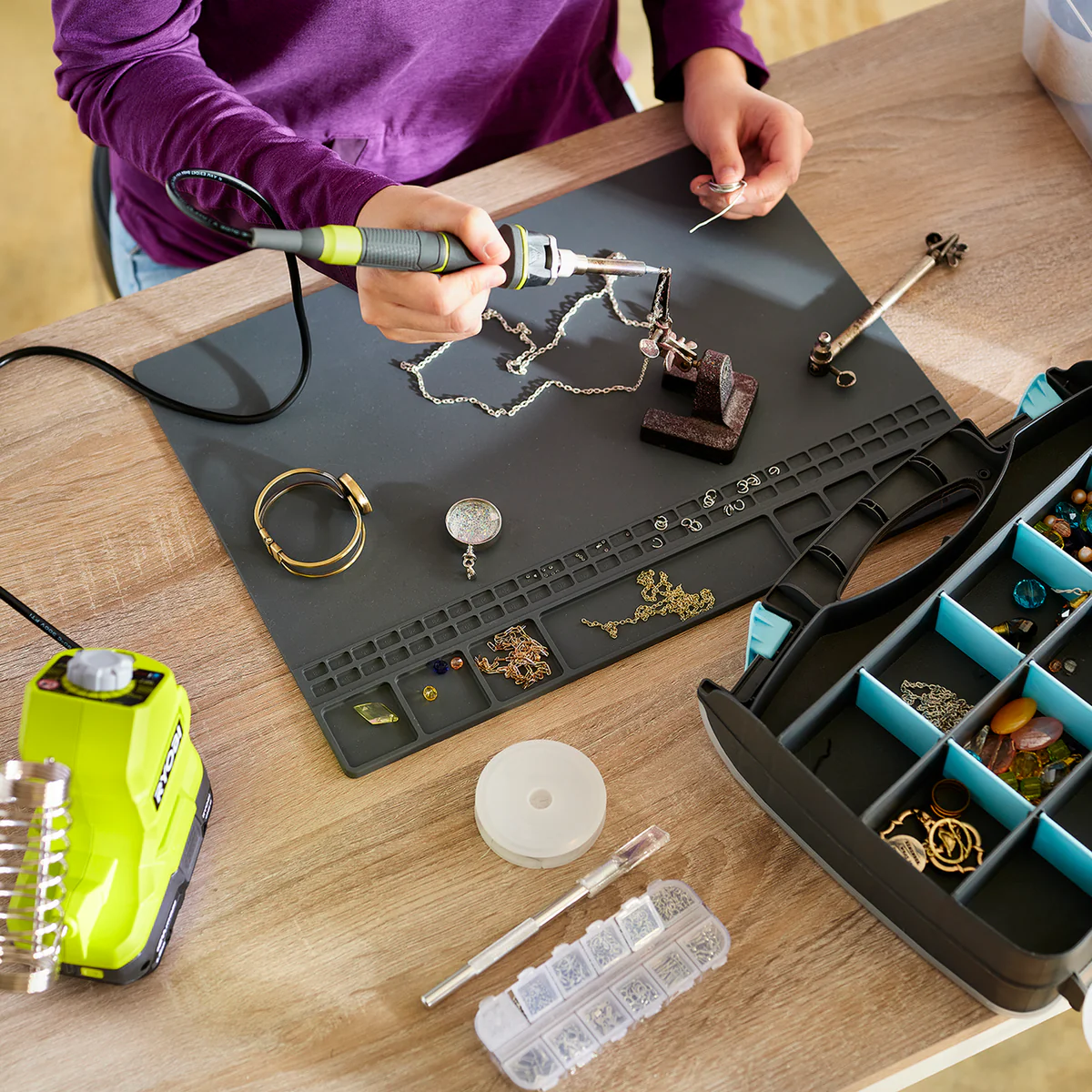 Ryobi 18V ONE+ Soldering Iron Tool Only - Portable - Variable Temperature Control - 205°C to 480°C - Image 3