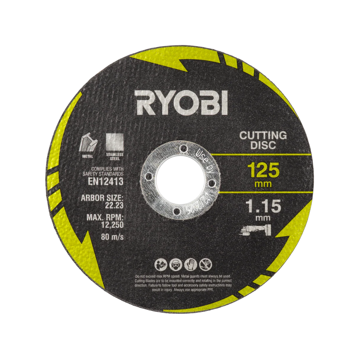 Ryobi 4 Piece Cutting and Grinding Set - 125mm - Metalworking Precision - Image 4