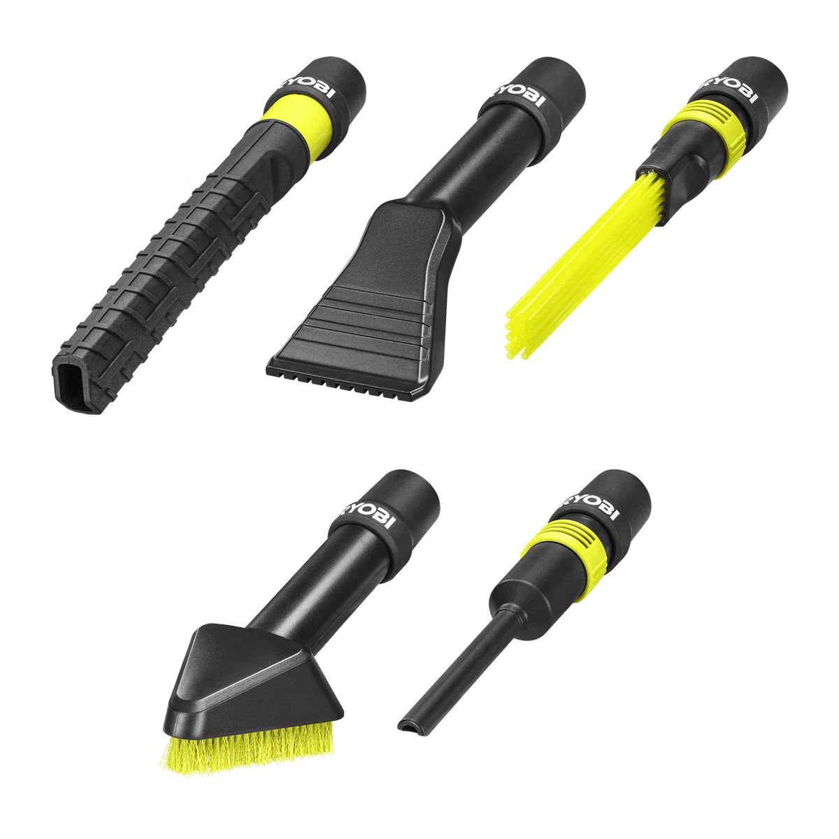 Ryobi 5 Piece Wet and Dry Vacuum Accessory Set - 400mm x 80mm x 420mm - Versatile Attachments