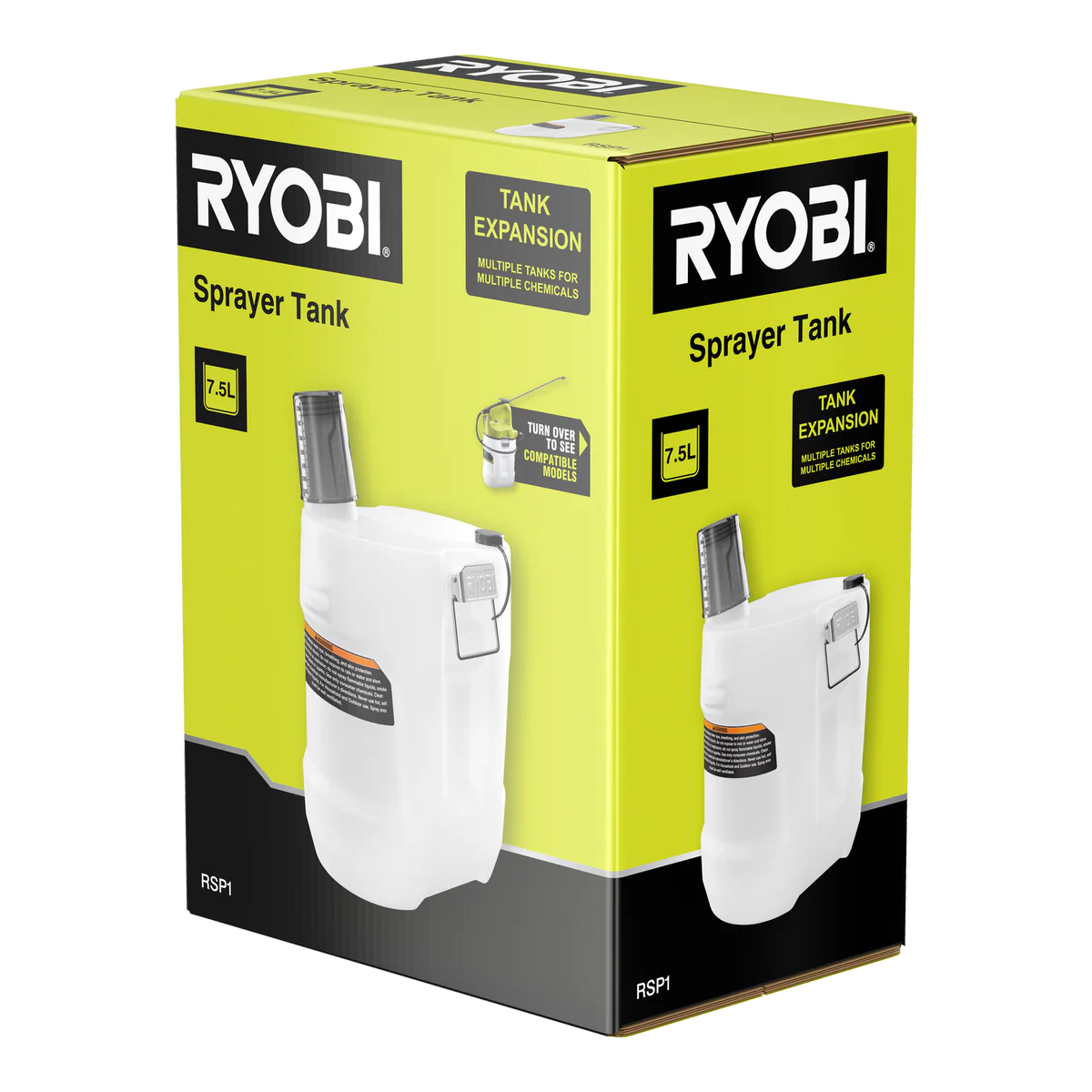 Ryobi 7.5L Sprayer Expansion Tank - Compatible with R18SPR12 - Secure Fit - Accurate Mixing - Image 2
