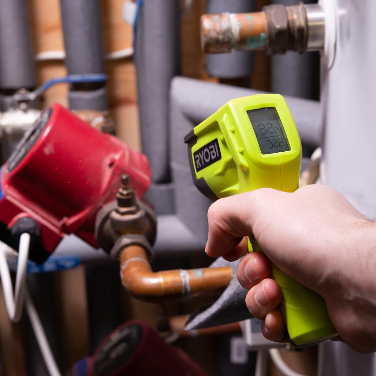Ryobi 8 Dot Infrared Thermometer RTHMG - Non-Contact - -50°C to 550°C - Image 5