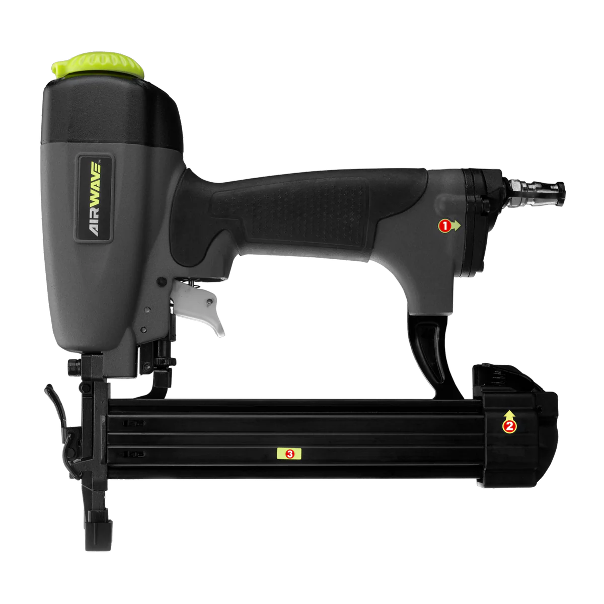 Ryobi Airwave C1 Series Air Brad Nailer - 18 Gauge - 15-32mm - 100 Nail Capacity - Image 2