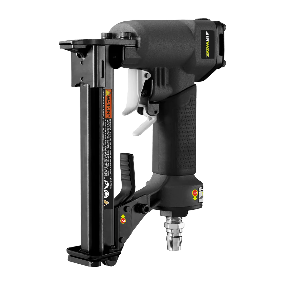 Ryobi Airwave Wide Crown Air Stapler RA-NS8016-S - 80 Series - 10mm Staples - Grey/Black
