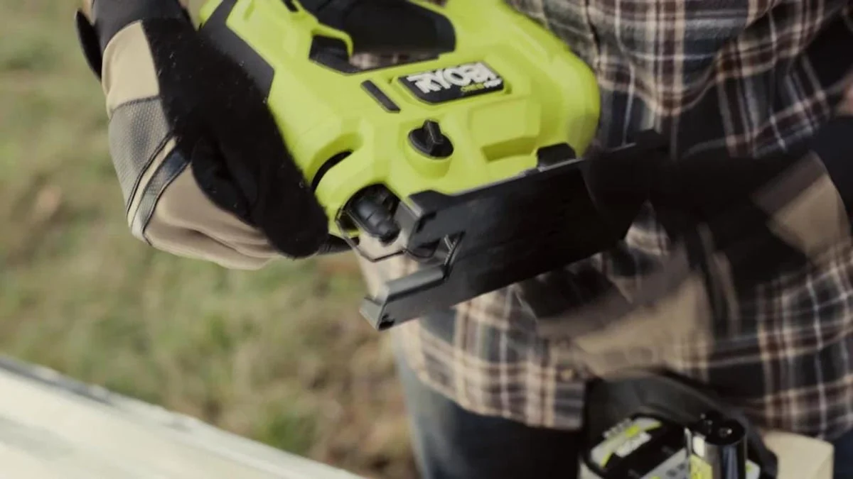 Ryobi Brushless Jigsaw - Tool Only - 18V - Quick Release Blade - Image 4