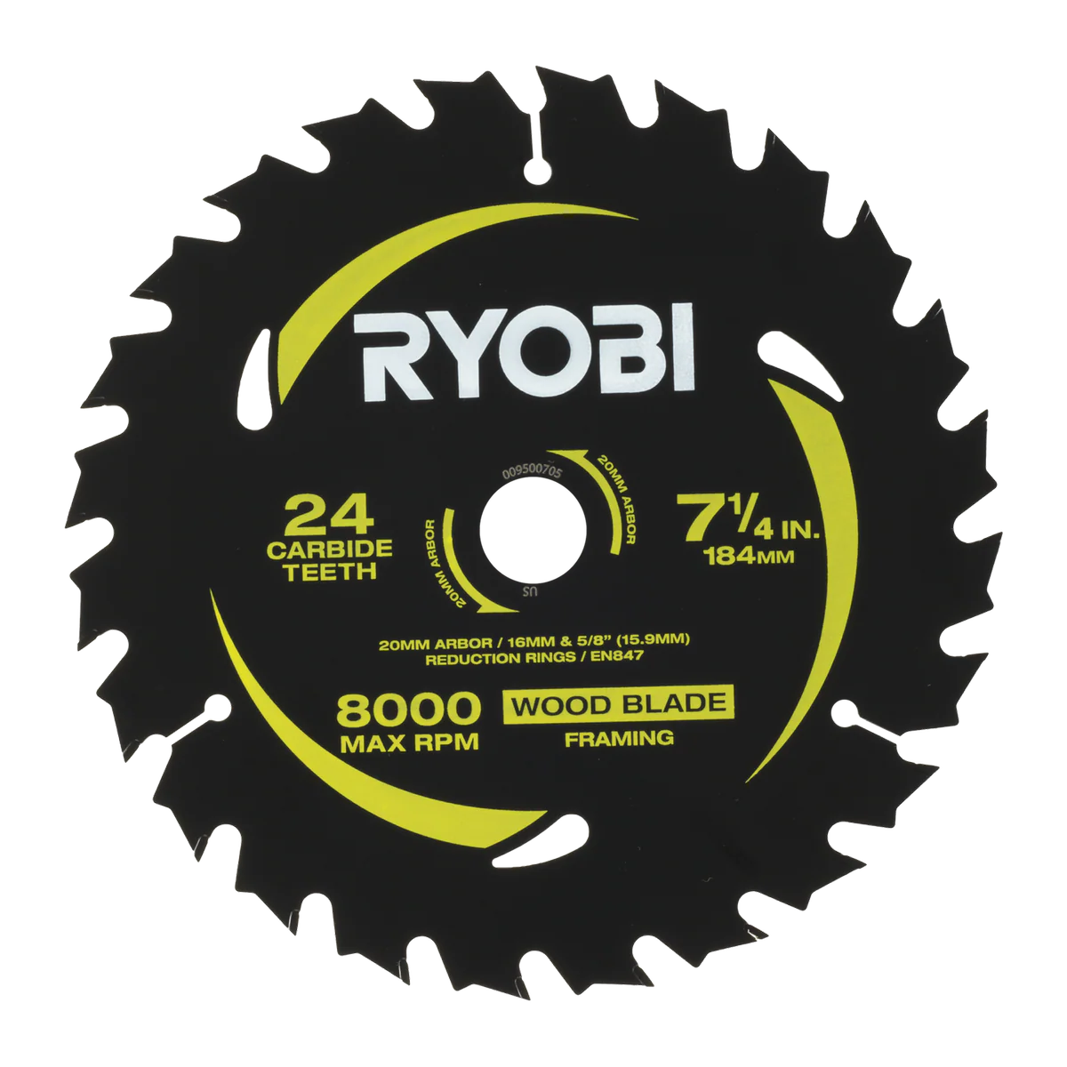 Ryobi Circular Saw Blade 2 Pack - 184mm 24T & 40T - Anti-Stick Coating - Image 4