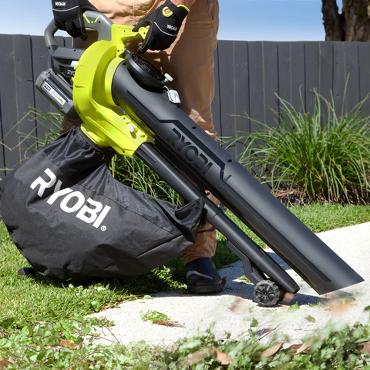 Ryobi Cordless Blower Vacuum - Tool Only - 36V - Mulching Function - Image 3