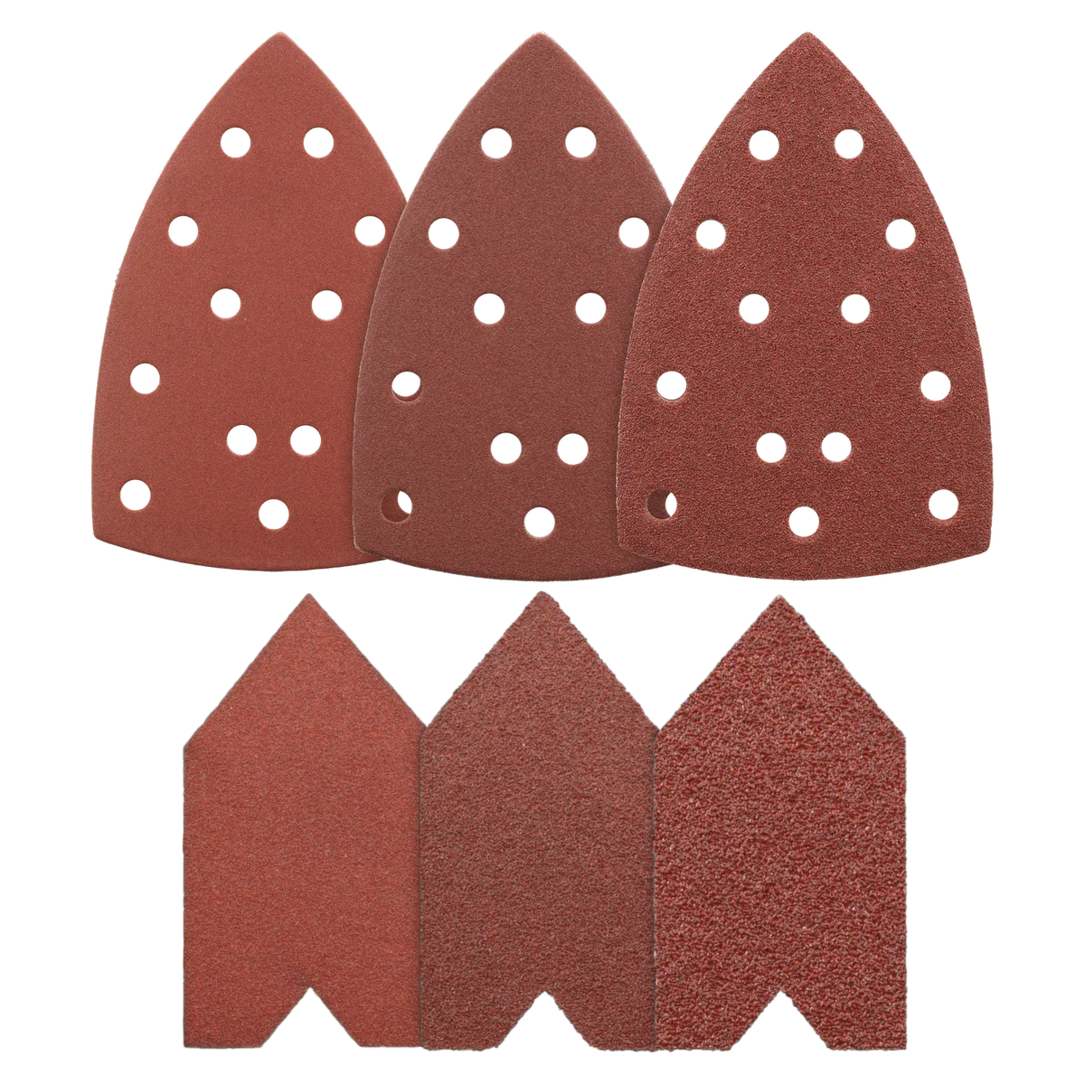 Ryobi Detail Finger Sanding Set - 10 Piece - 100 x 150mm - 80/120/240 Grit