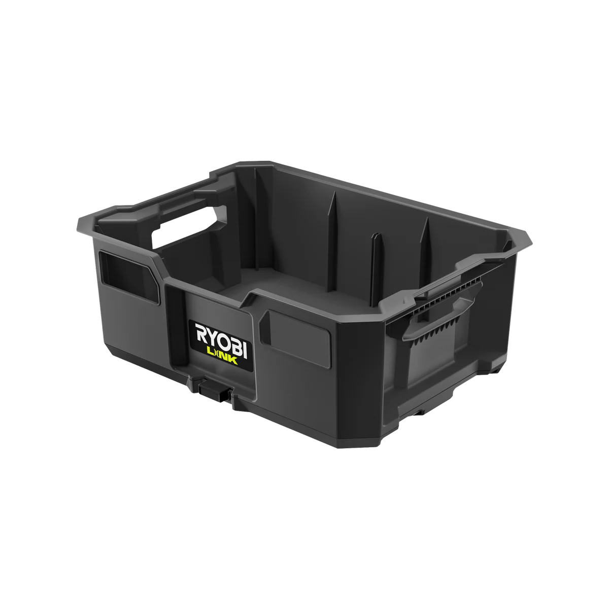 Ryobi Link Crate - Storage Solution 413mm x 203mm x 565mm - Impact-Resistant - Image 2