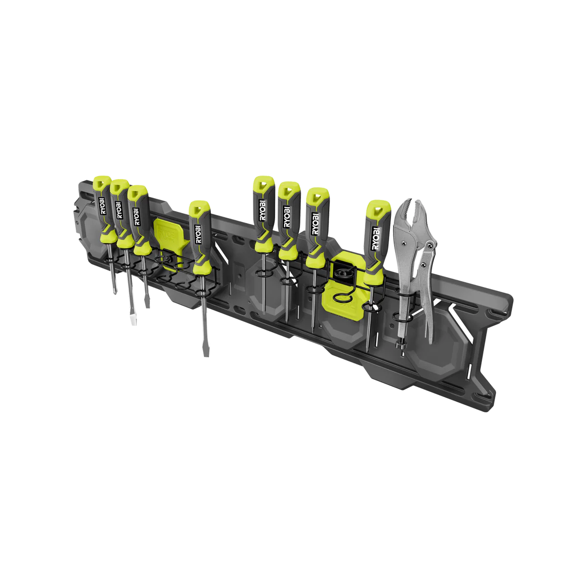 Ryobi Link Reversible Screwdriver Holder - Holds 6 Tools - 100mm x 66mm x 242mm - Image 3
