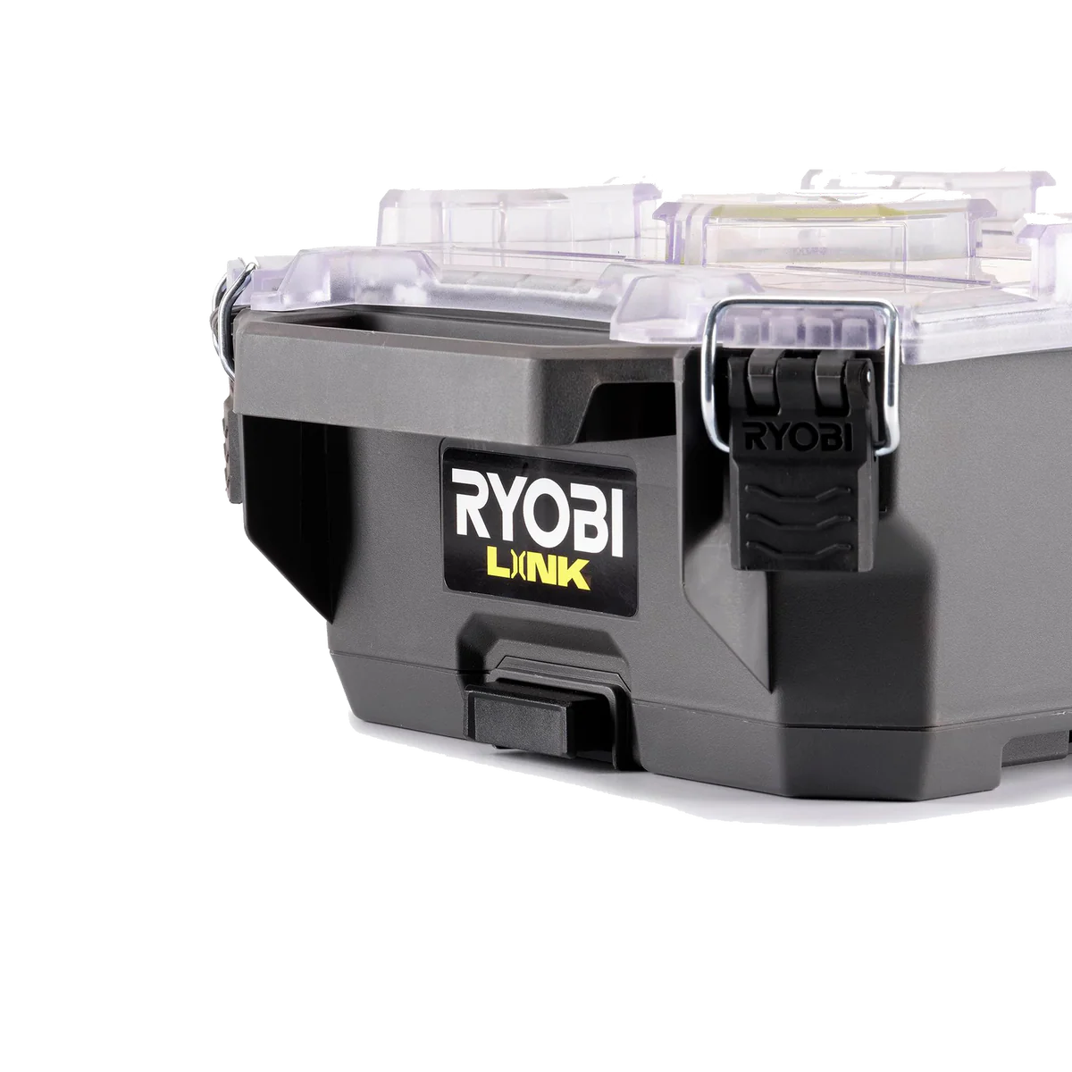 Ryobi Link Small Compact Parts Organiser - 267mm x 127mm x 508mm - IP65 Water Resistant - Detachable Bins - Image 4