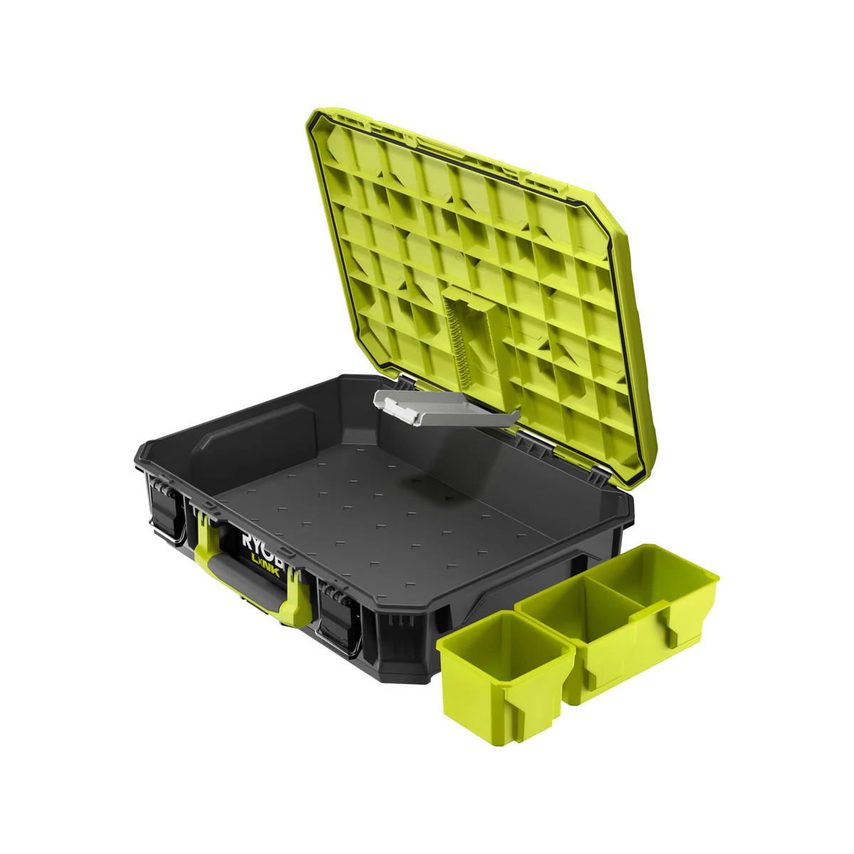 Ryobi Link Standard Toolbox - Modular Storage Solution - 436mm x 155mm x 575mm - Impact-Resistant - Water & Dust Resistant - Image 3