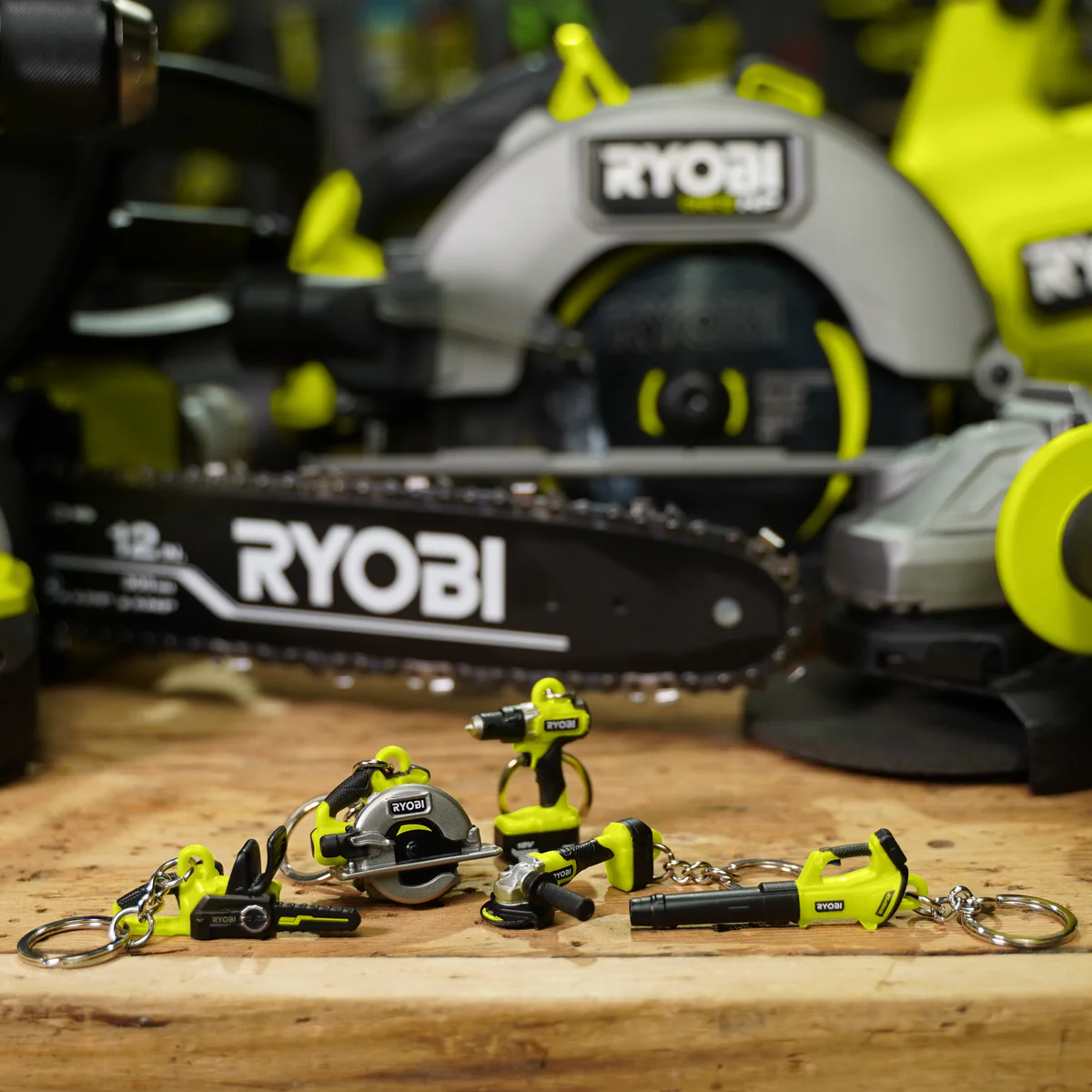 Ryobi Mini S Angle Grinder Keyring - 33mm x 96mm x 17mm - Collectible Replica - Image 5