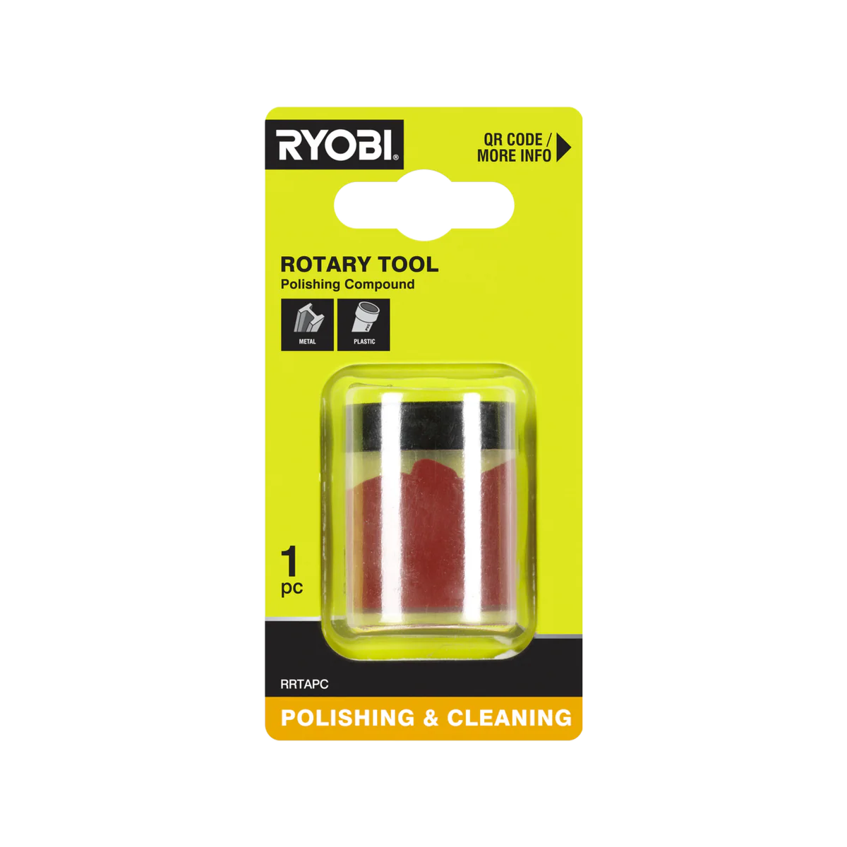 Ryobi Polishing Compound - 0.1kg - For Metal & Plastic Restoration