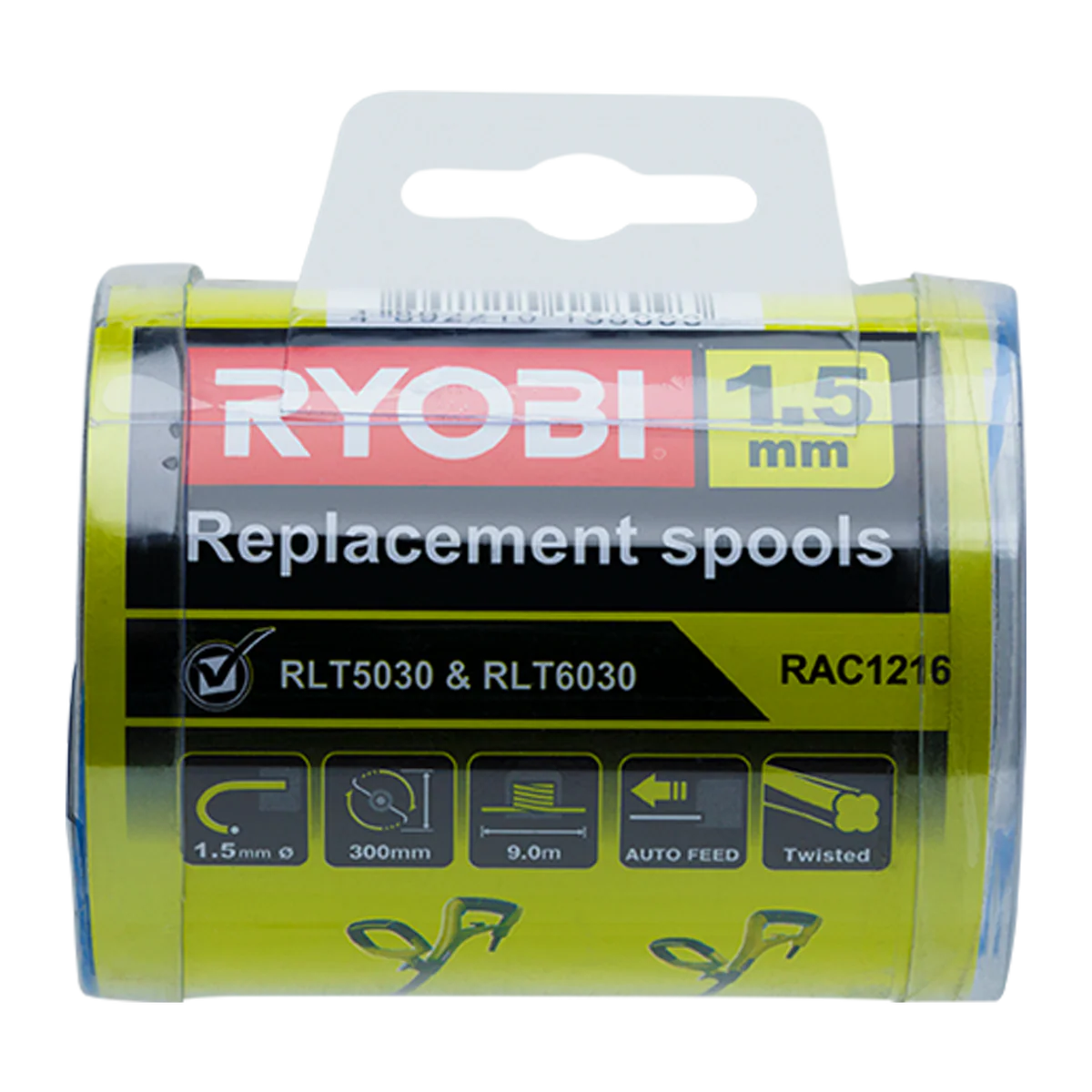 Ryobi Replacement Spools - 1.5mm - Twist Line - 3 Pack - Image 4