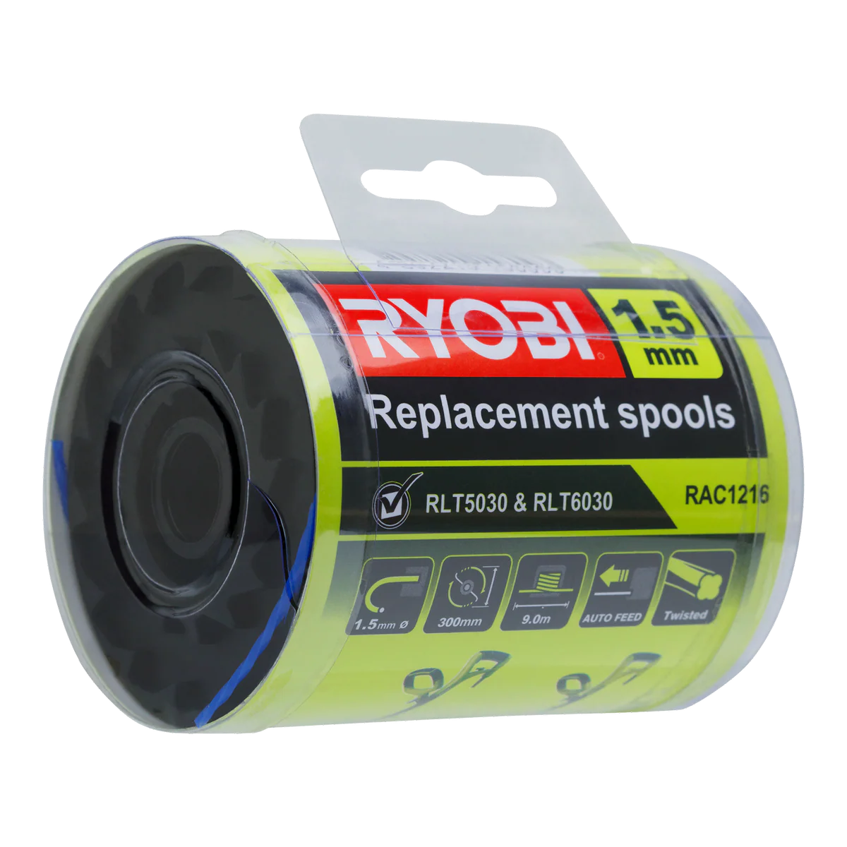 Ryobi Replacement Spools - 1.5mm - Twist Line - 3 Pack - Image 5