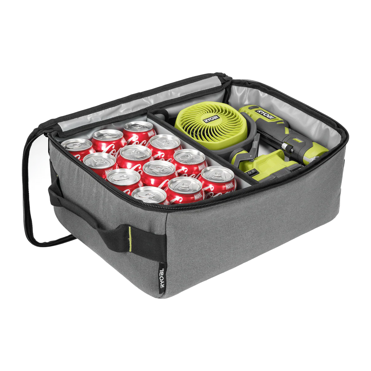 Ryobi Traxx Large Clear Top Canvas Bag - 340mm x 170mm x 460mm - Water-Resistant - Image 4