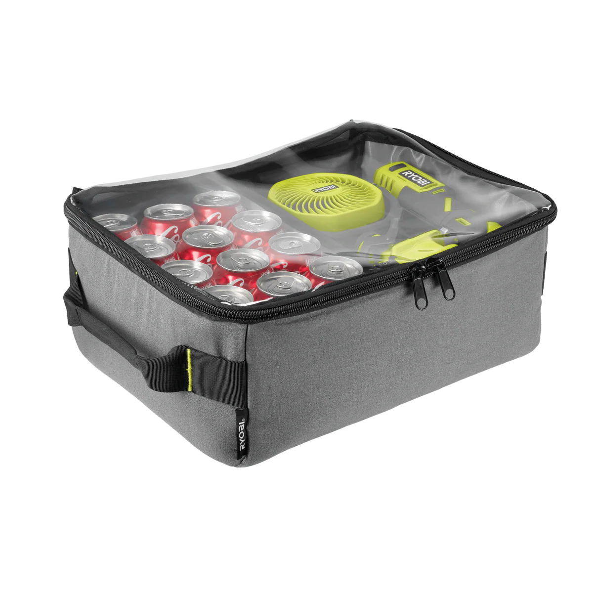 Ryobi Traxx Large Clear Top Canvas Bag - 340mm x 170mm x 460mm - Water-Resistant - Image 5