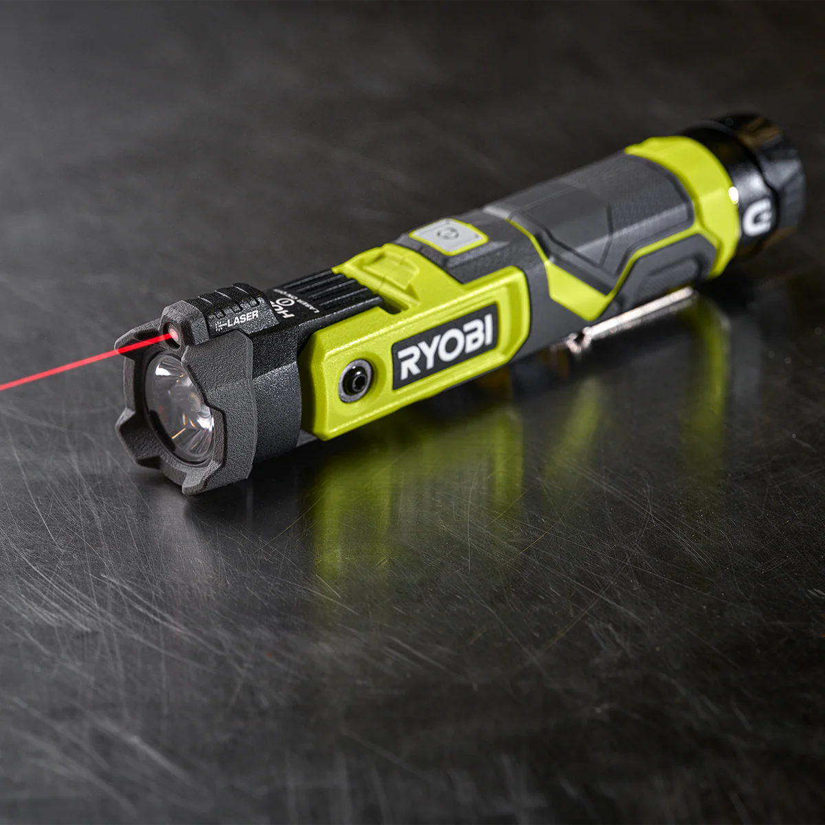 Ryobi USB Lithium Pivoting Laser Light 2Ah Kit - 180° Pivoting Head - 630 Lumens - Magnetic Base - IP54 Rated - Image 5