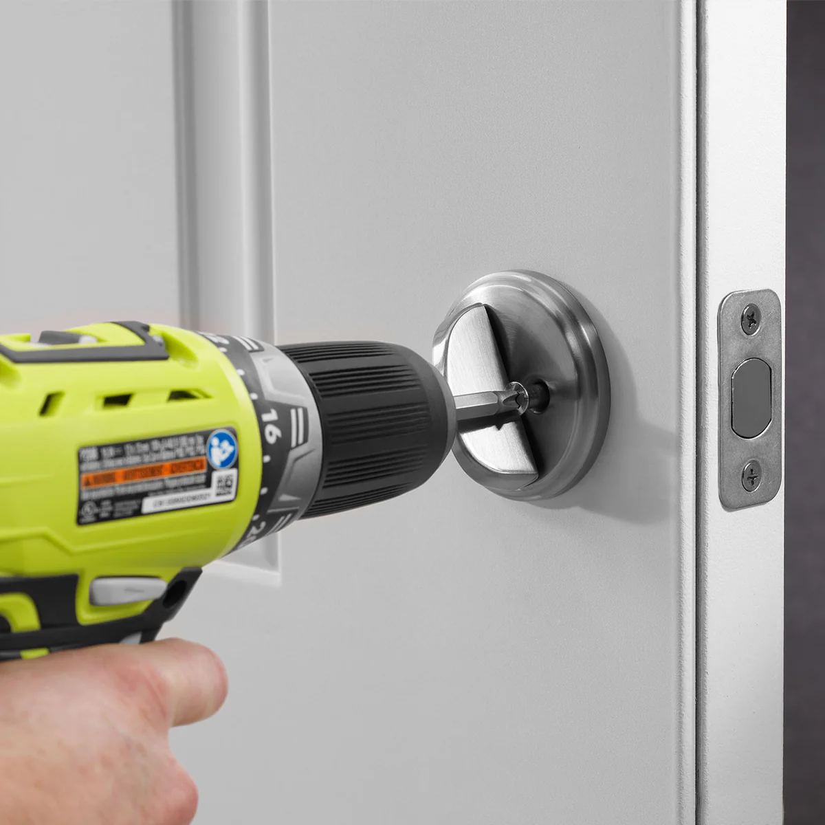 Ryobi Wood and Metal Door Lock Kit - 25mm & 51mm - Bi-Metal - Easy Alignment - Image 4