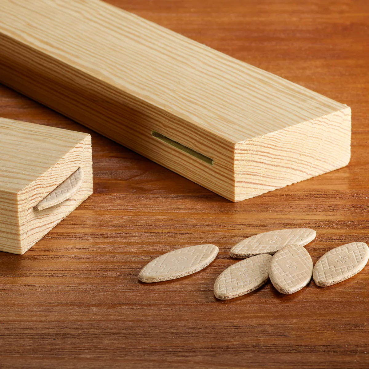 Ryobi Wood Joining Biscuits No 0 - 100 Pack - 47mm x 1mm x 16mm - Durable - Image 3