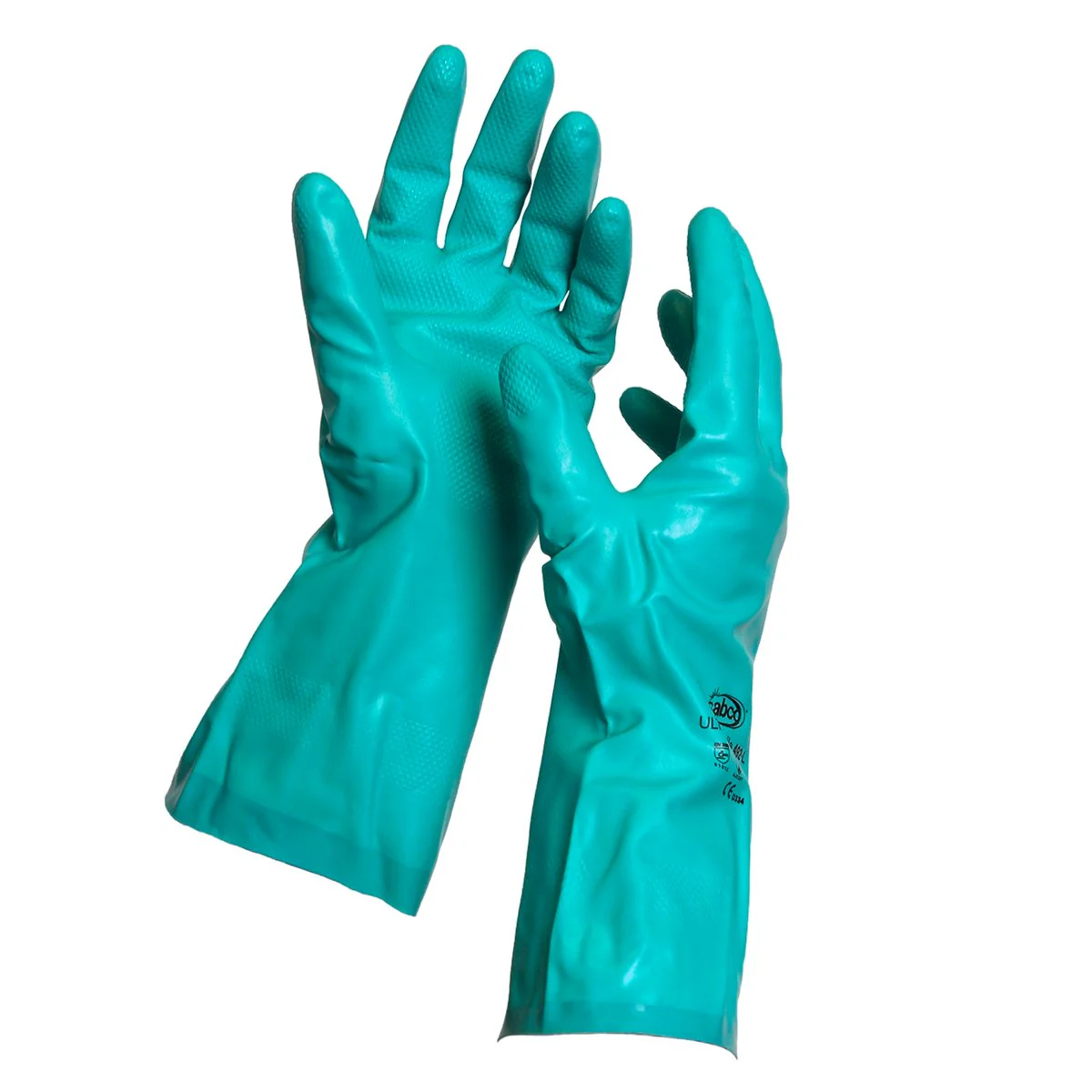 Sabco Chemical Resistant Gloves - 1 Pair - Nitrile - Oil & Grease Resistant - Image 2