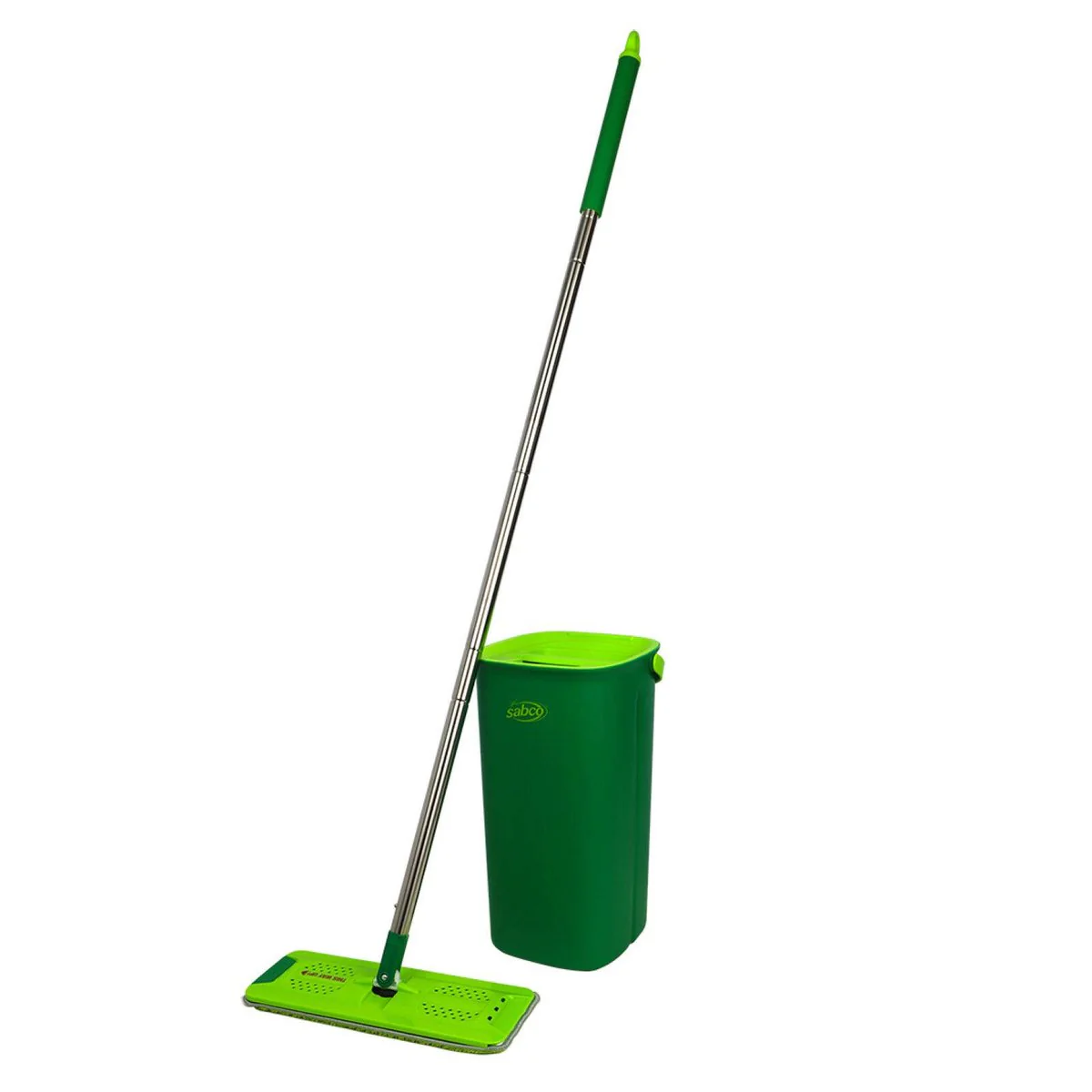 Sabco Rinse N Wring Gen 2 Microfibre Mop Set - 2 Pads - 236mm x 398mm - Hands-Free Cleaning - Image 3