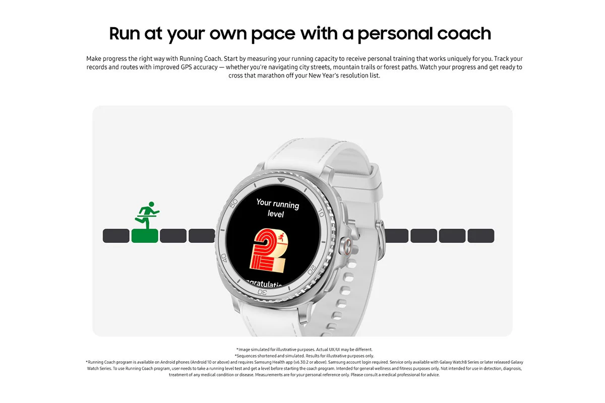 Samsung Galaxy Watch8 Classic 46mm Bluetooth Smartwatch - White - Image 8