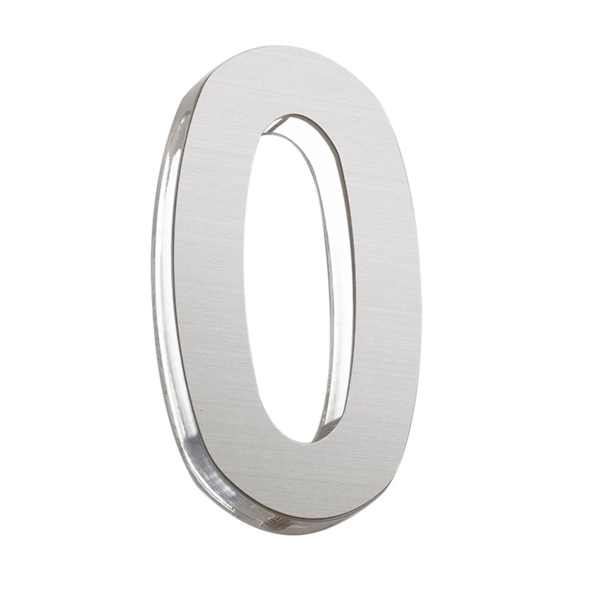 Sandleford 120mm Stainless Steel House Number 0 - Silver - UV Resistant