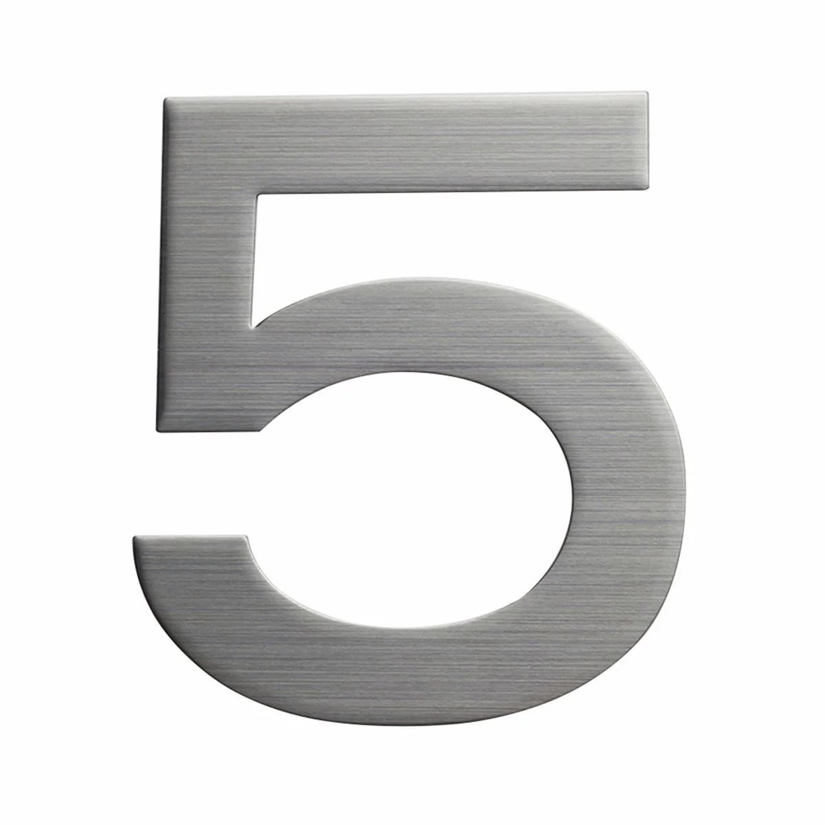 Sandleford 150mm Stainless Steel House Number 5 - Weather Resistant