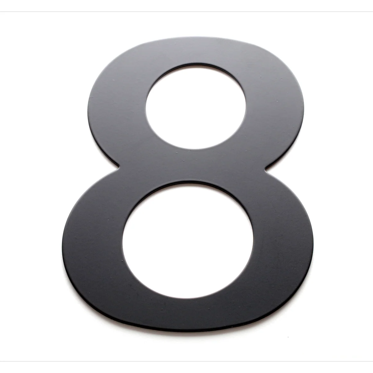 Sandleford 200mm Black Lorenzo House Number 8 - Durable Steel - Weather-Resistant