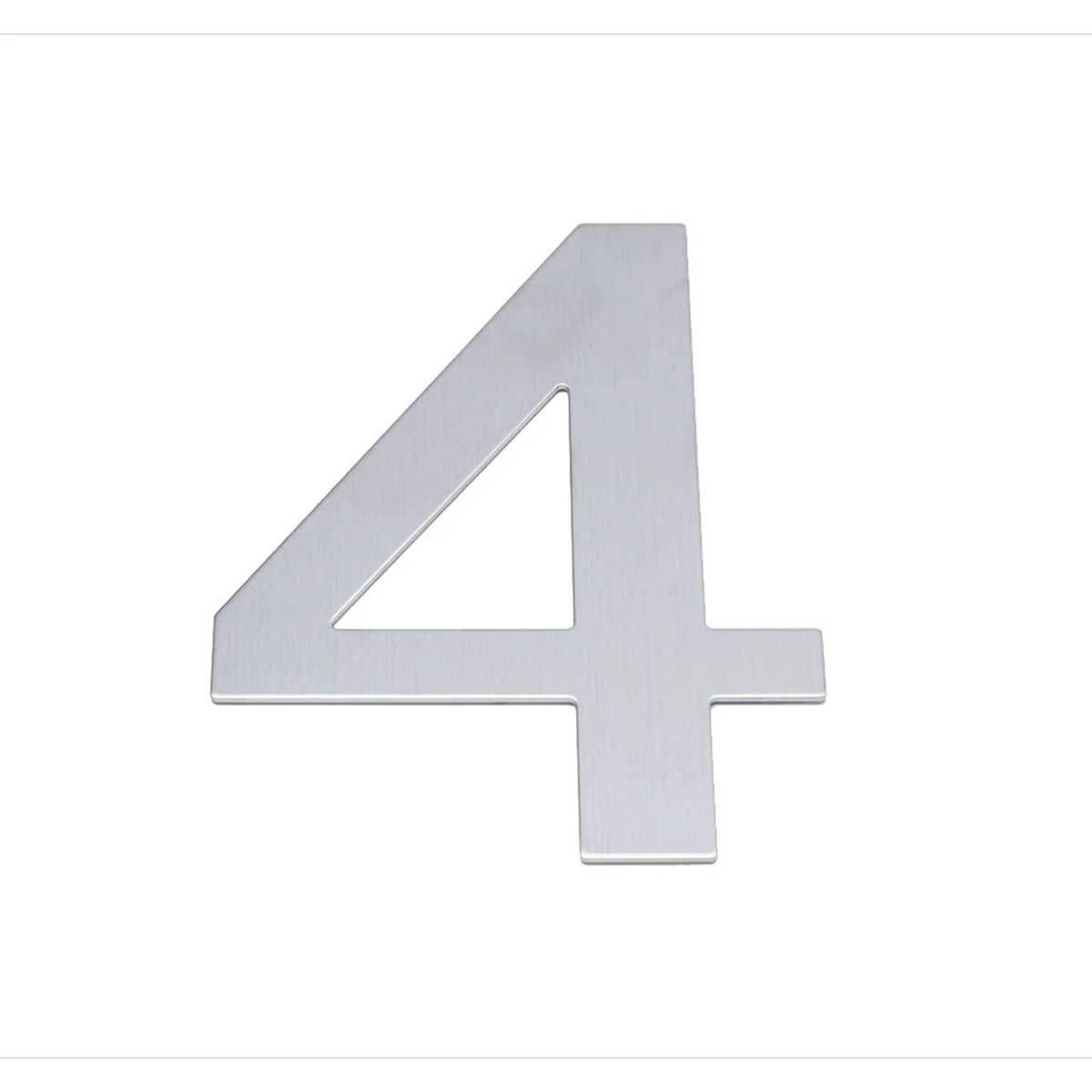 Sandleford 200mm Lorenzo Stainless Steel House Number 4 - Weather Resistant
