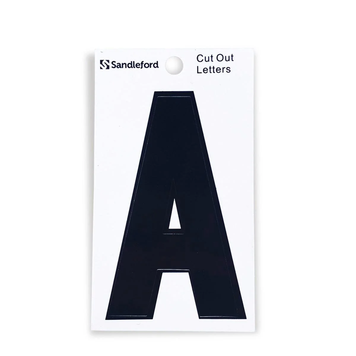 Sandleford 85mm Black Cut Out Self Adhesive House Letter "A"