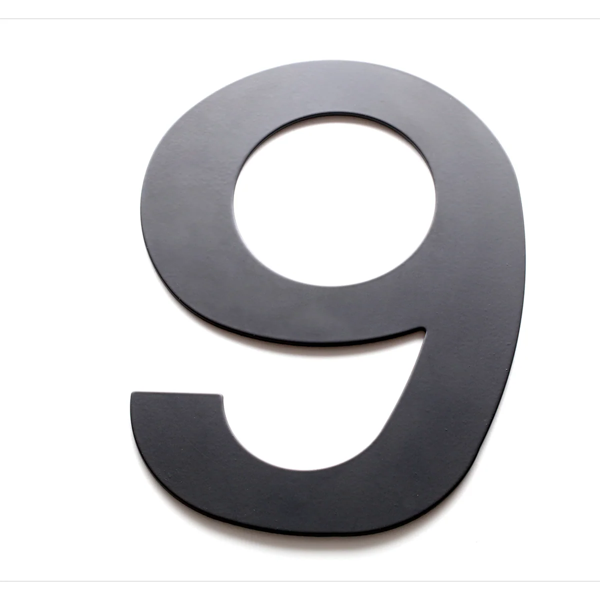 Sandleford Black Lorenzo House Number 9 - 200mm Rust Resistant Steel