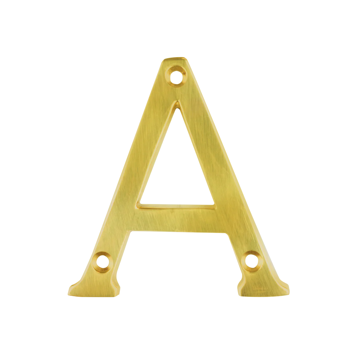 Sandleford Brass Windsor Letter A - 75mm - Solid Brass - Durable
