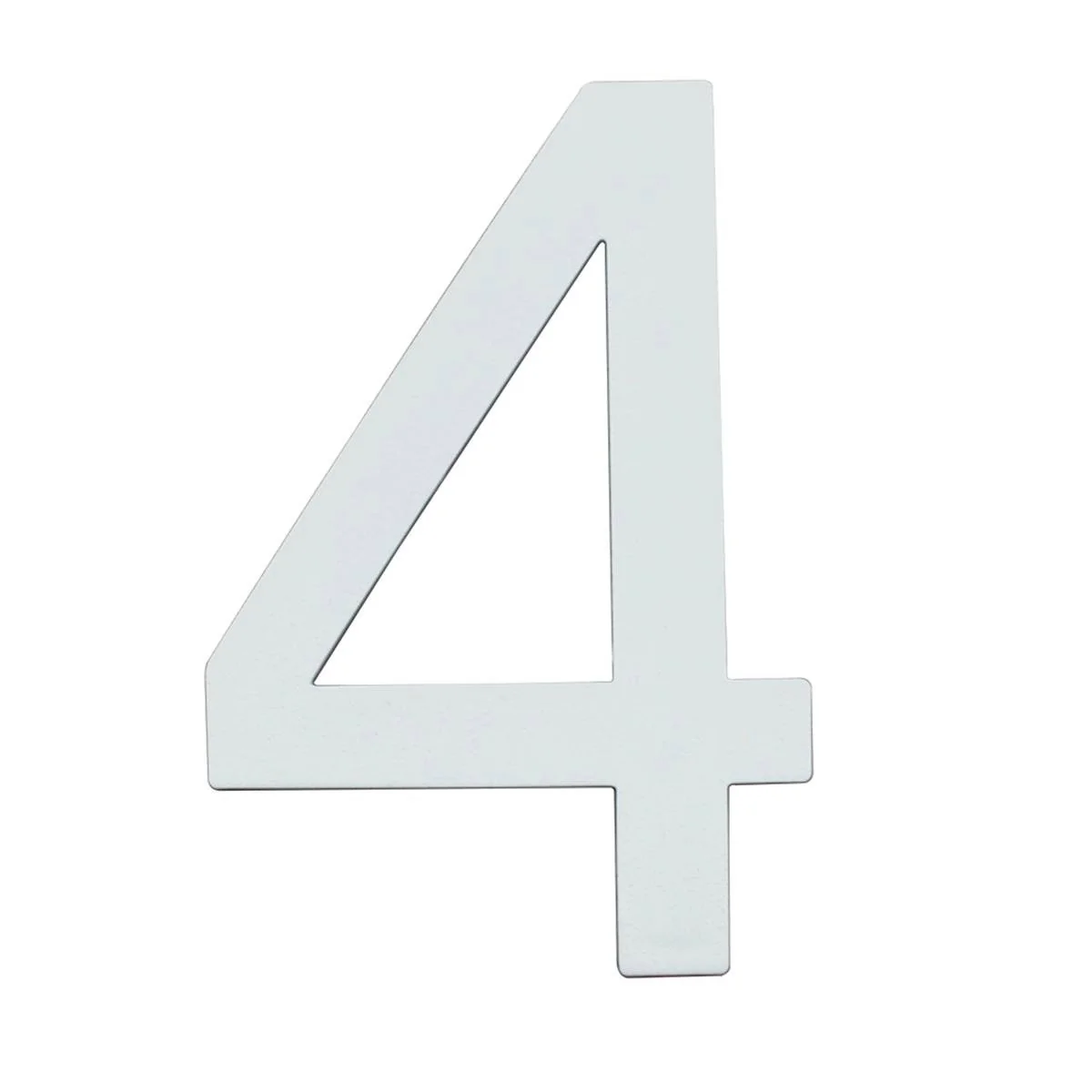 Sandleford Glow in Dark Acrylic House Number 4 - 90mm - Weather Resistant