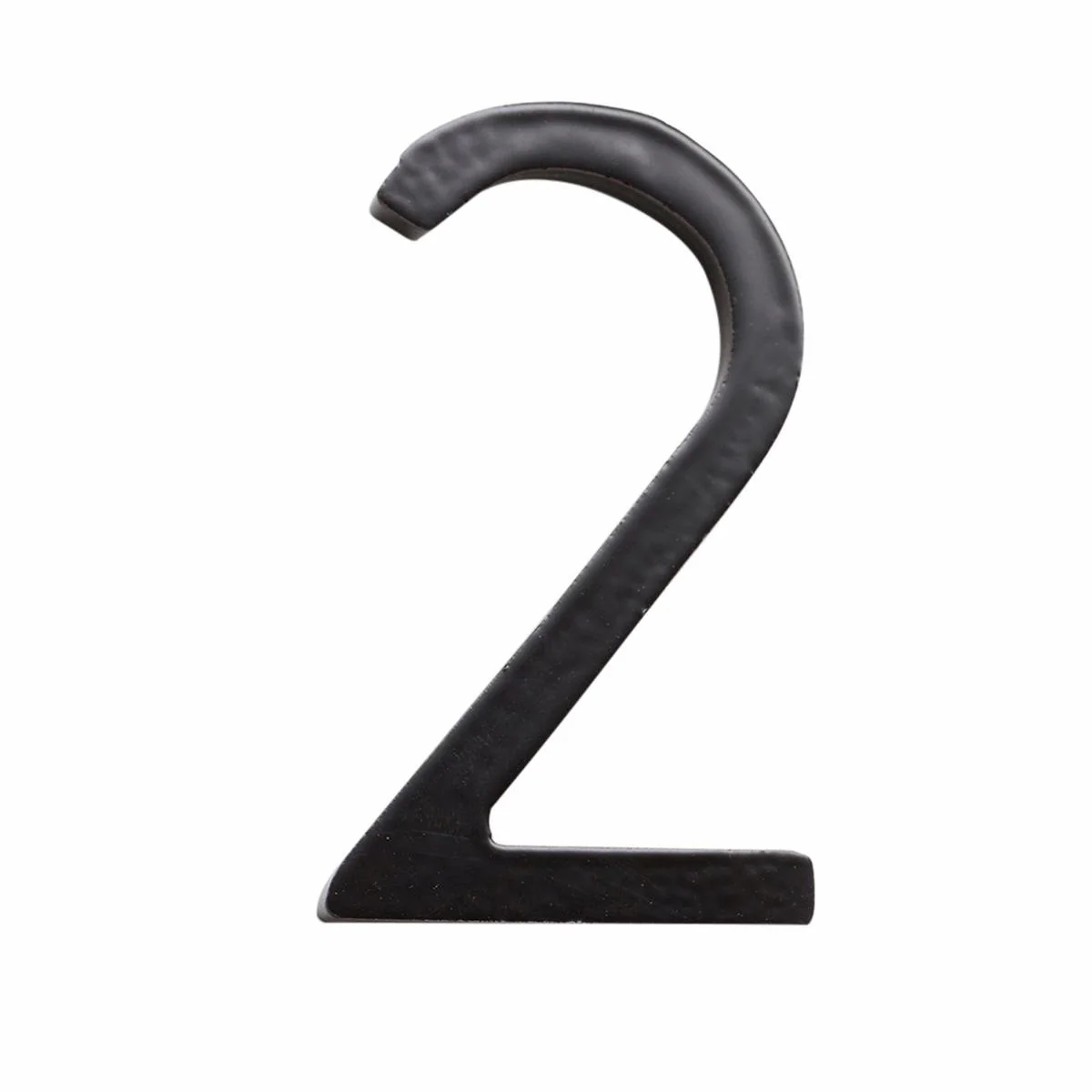 Sandleford House Number 2 - 75mm - Black - Galvanised Steel - Concealed Fixings